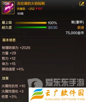 地下城与勇士起源古拉德的火焰短靴装备怎么样 古拉德的火焰短靴装备介绍
